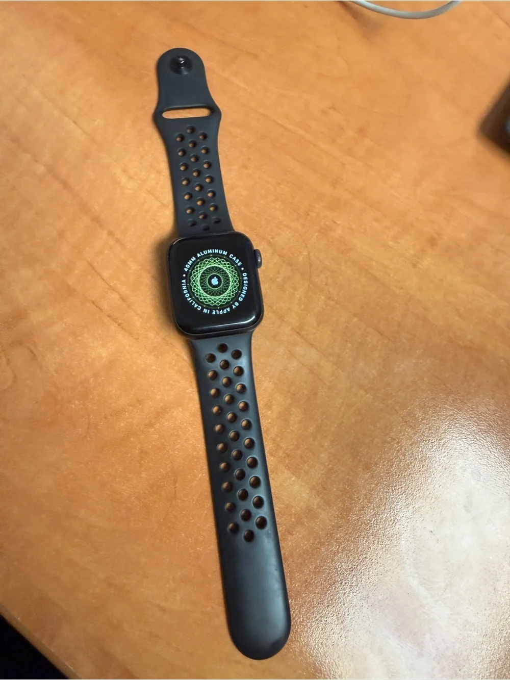 Apple Watch - Black Aluminum Case with Black Sport Band